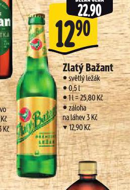 PIVO ZLAT BAANT
