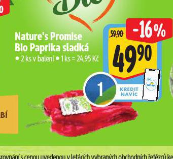 BIO PAPRIKA SLADK