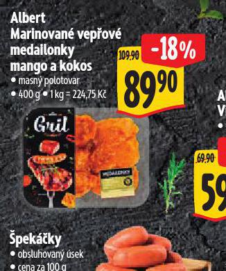 MARINOVAN VEPOV MEDAILONKY MANGO A KOKOS