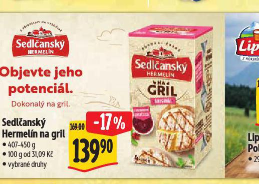 SEDLANSK HERMELN NA GRIL