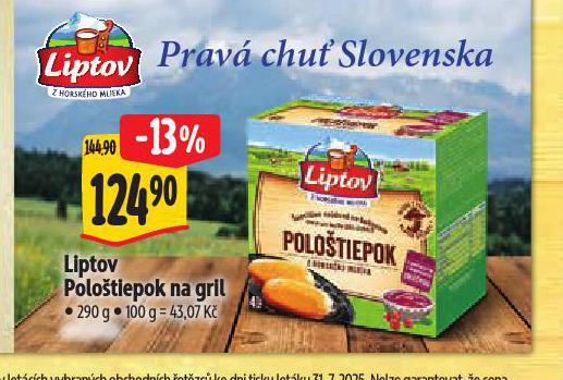 LIPTOV POLOOTIEPOK NA GRIL