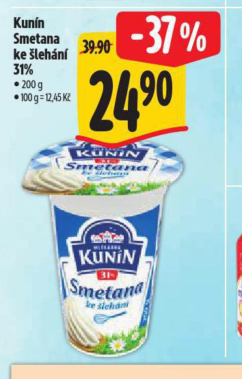 KUNN SMETANA KE LEHN 31%