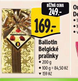 BALLOTIN BELGICK PRALINKY