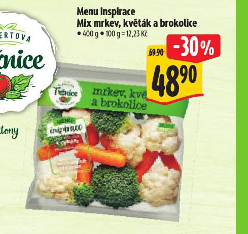 MENU INSPIRACE MIX MRKEV, KVTK A BROKOLICE