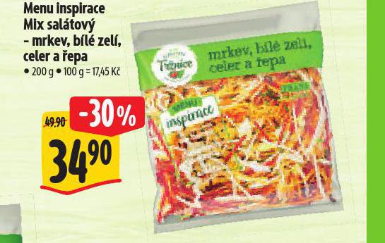 MENU INSPIRACE MIX SALTOV - MRKEV, BL ZEL, CELER A EPA