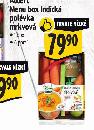 ALBERT MENU BOX INDICK MRKVOV POLVKA
