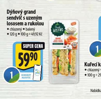 DOV GRAND S UZENM LOSOSEM A RUKOLOU