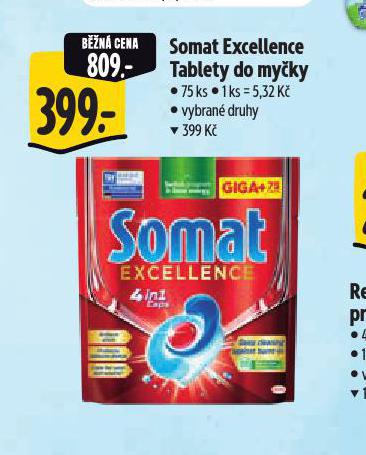 SOMAT EXCELLENCE TABLETY DO MYKY