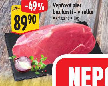 VEPOV PLEC BEZ KOSTI