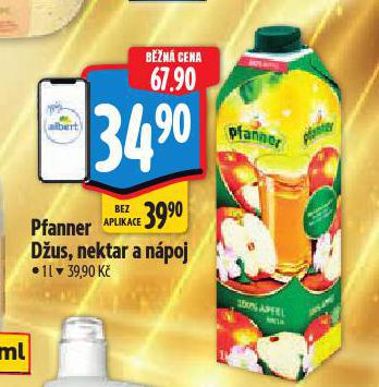 PFANNER DUS, NEKTAR A NPOJ