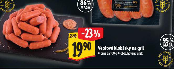 VEPOV KLOBSKY NA GRIL