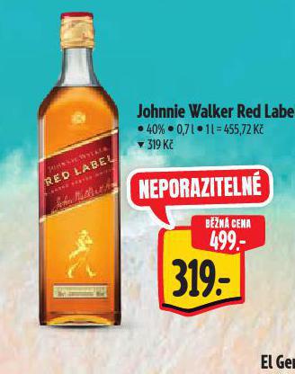 JOHNNIE WALKER RED LABEL