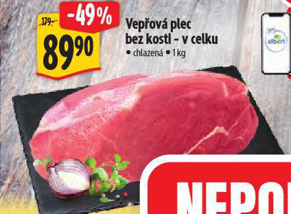 VEPOV PLEC BEZ KOSTI