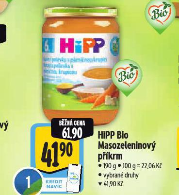 HIPP BIO MASOZELENINOV PKRM