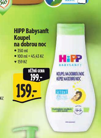 HIPP BABYSANFT KOUPEL NA DOBROU NOC