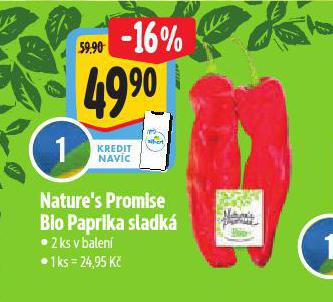BIO PAPRIKA SLADK