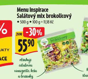 MENU INSPIRACE SALTOV MIX BROKOLICOV