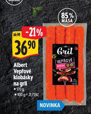 VEPOV KLOBSKY NA GRIL