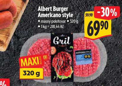 BURGER AMERICANO STYLE