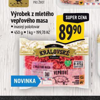 VROBEK Z MLETHO VEPOVHO MASA