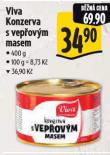 VIVA KONZERVA S VEPOVM MASEM