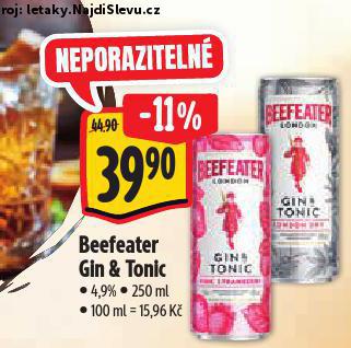 BEEFEATER GIN & TONIC