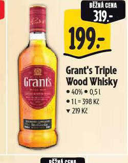 GRANT'S TRIPLE WOOD WHISKY