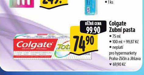 COLGATE ZUBN PASTA