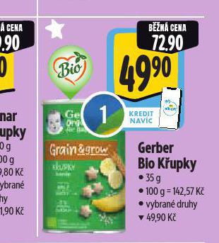 GERBER BIO KUPKY