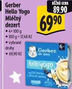 GERBER HELLO YOGO MLN DEZERT
