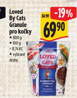 LOVED BY CATS GRANULE PRO KOKY