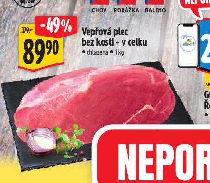 VEPOV PLEC BEZ KOSTI