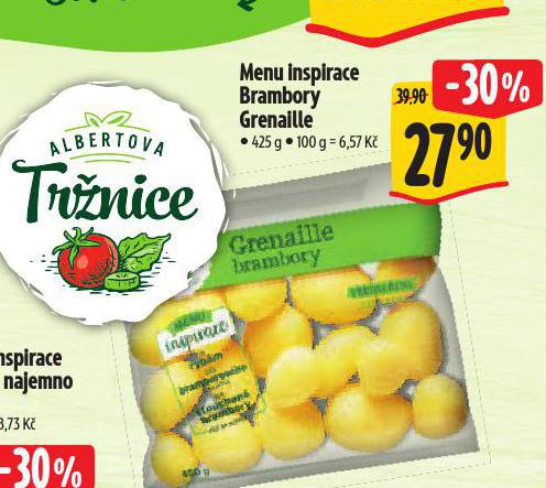 MENU INSPIRACE BRAMBORY GRENAILLE