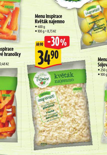 MENU INSPIRACE KVTK NAJEMNO