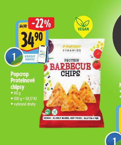 POPCORN PROTEINOV CHIPSY