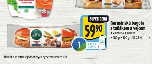 GURMNSK BAGETA S TUKEM A VEJCEM