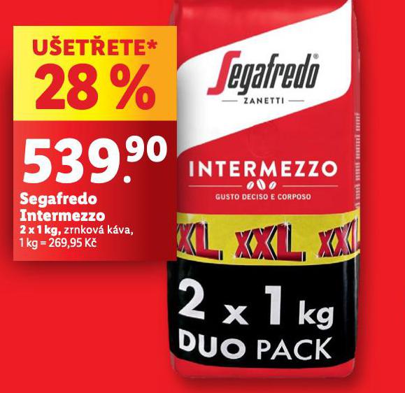 SEGAFREDO INTERMEZZO ZRNKOV KVA