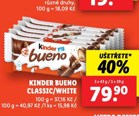KINDER BUENO CLASSIC / WHITE