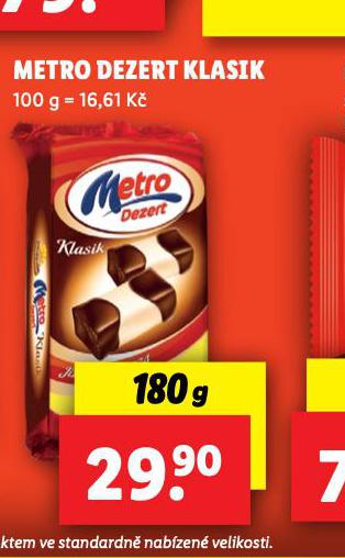 METRO DEZERT KLASIK