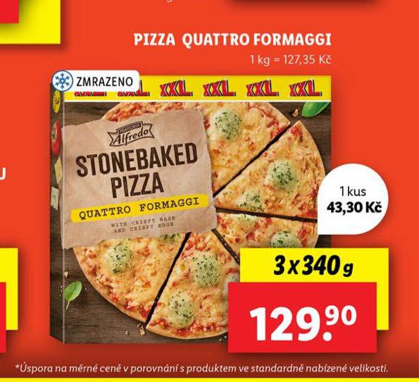 PIZZA QUATTRO FORMAGGI