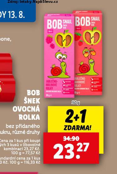 BOB NEK OVOCN ROLKA