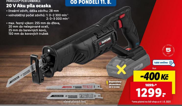 20 V AKU PILA OCASKA