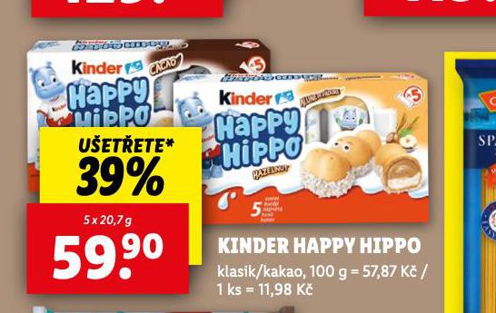 KINDER HAPPY HIPPO