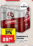 PIVO GAMBRINUS ORIGINL 10