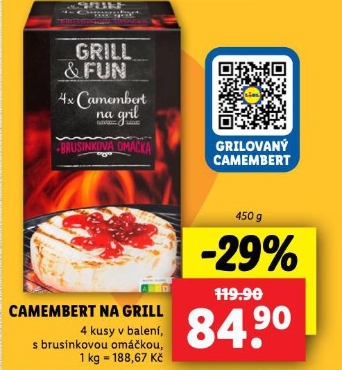CAMEMBERT NA GRILL