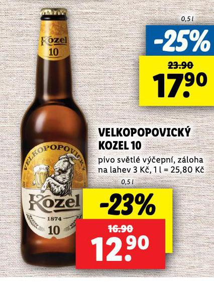 PIVO VELKOPOPOVICK KOZEL 10