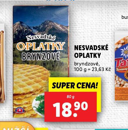 NESVADSK OPLATKY