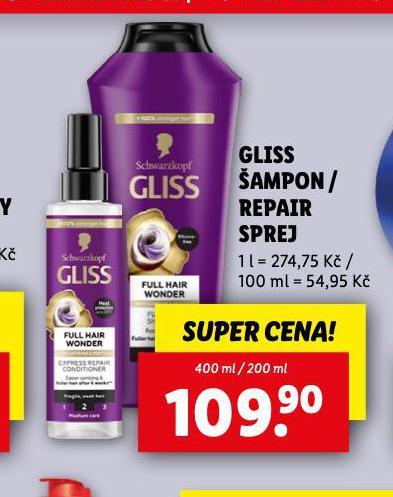 GLISS AMPON, REPAIR SPREJ