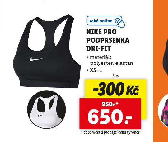 NIKE PRO PODPRSENKA DRI-FIT
