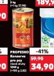 PROPESKO KONZERVA PRO PSY
